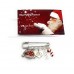 Baby's First Christmas 2022 Nappy Pin Keepsake Charms with Candy Cane Christmas Hat and Letter Block